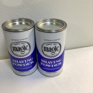 Magic Shaving Powder Regular Strength 5oz 2 Pack Razor Bump Removal Men Grooming
